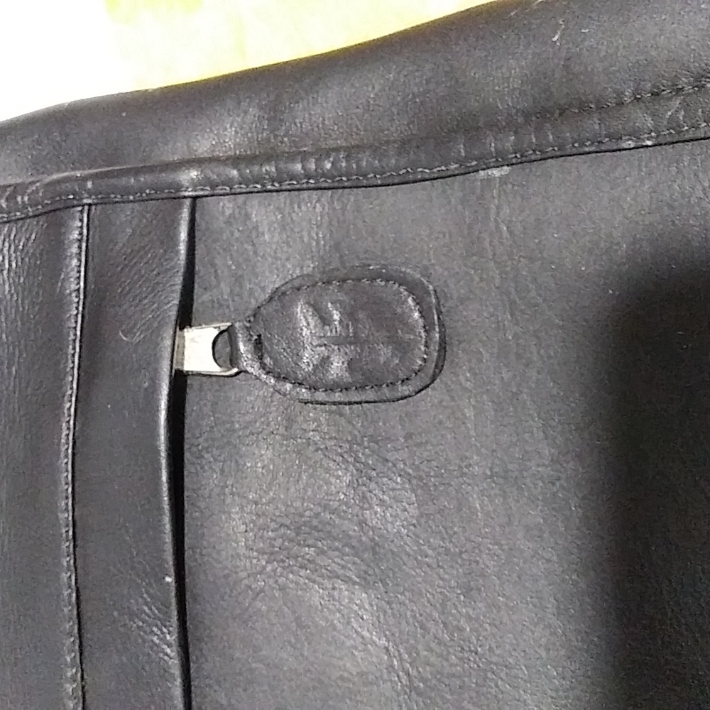 Vintage Frye leather messenger bag black - Picture 4 of 12